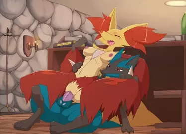 Lucario Balls Deep in Delphussy
