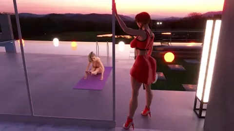 My Personal Futa Trainer - Abs On Fire [HD] [Futanarica]