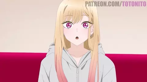 Marin and Gojo Playing Xbox