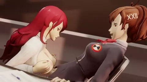Mitsuru titfucks Kotone