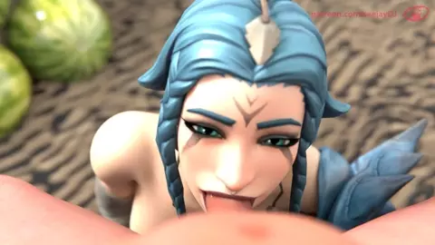 Gia Blowjob at a Beach