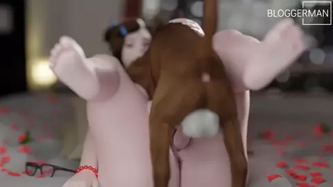 Mei teaches her Puppy how to use her