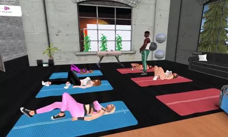 yoga session