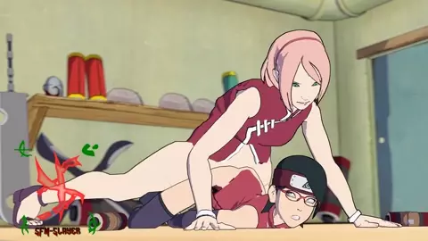 Sakura teaches sarada a lesson