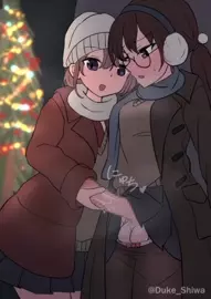 Futanari cumming in grilfriend's sleeve.