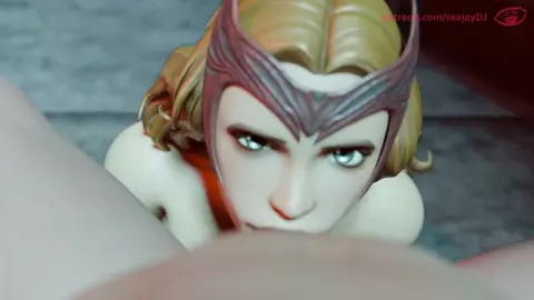 Scarlet Witch Eats your Cock in a Spooky Tower (MODEL SWAP)