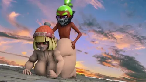 Inkling Boy fucks Min Min in Super Smash Brothers