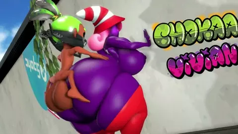Inkling Boy fucks Vivian from behind