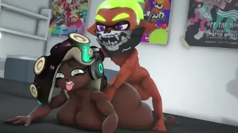 Inkling Boy fucks Marina in Bedroom