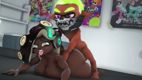 Inkling Boy fucks Marina in Bedroom