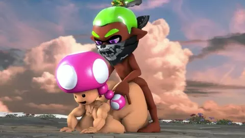 Inkling Boy fucks Toadette