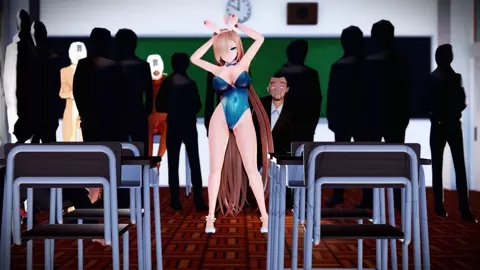 [QNR_MMD] Asuna foursome