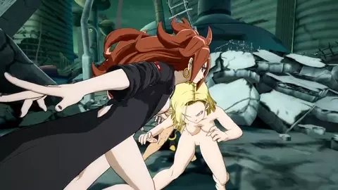 [Ryona] Android 21 (Good) V.S Kefla, Android 18, and Android 21 (Evil)