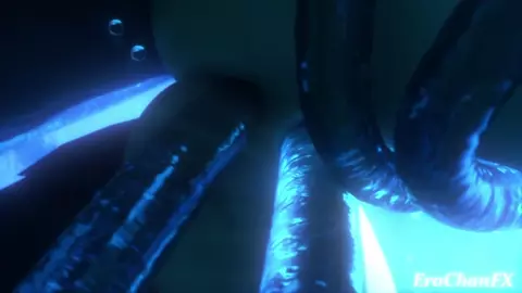 Albedo underwater tentacle hentai