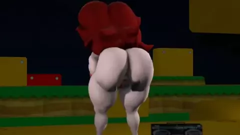 Girlfriend twerking in Mario 3D Land