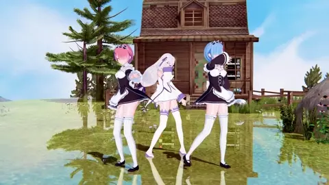 【KKS／MMD】Masked bitcH emilia Ram Rem