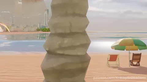 Mercy x Juri beach day!