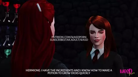(TRAILER) HERMIONE AND GINNY TOOK A POTION TO GROW A BIG DICK