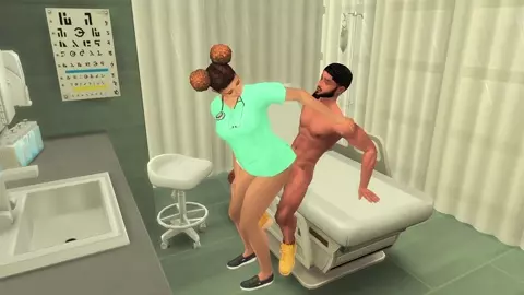 BBC Fucks Light Skinned Nurse While Girlfriend Waits In Another Room