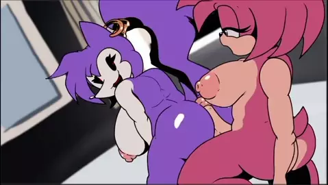 Amy and Needlemouse [cuernosblancos]