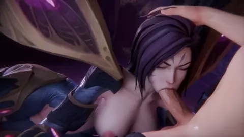 Kai'sa blowjob and doggy.