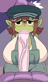 Lei gives a blowjob to an Ultramarine