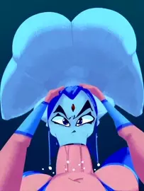 Starfire and Raven's private time.