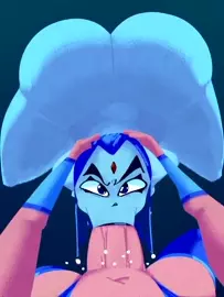 Starfire and Raven's private time.