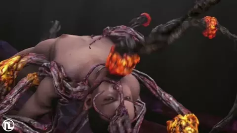 Rey destroyed by tentacles