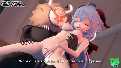 Genshin Girls get Gangbanged and Impregnated by Hilichurls