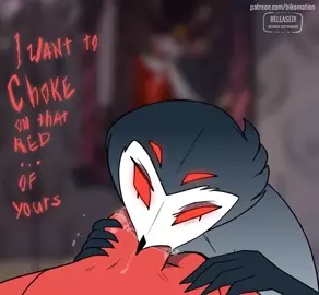 HH Stolas and Blitzo oral NSFW