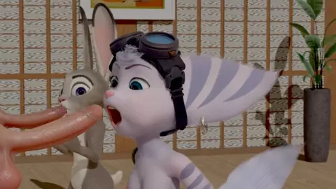 Rivet almost blowjob