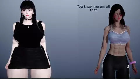 Chinese womam x black girl