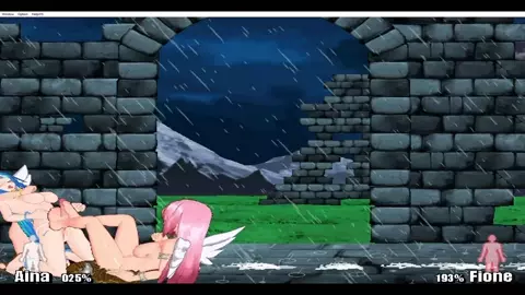 Amazon Brawl (Aine fucks 2 people)