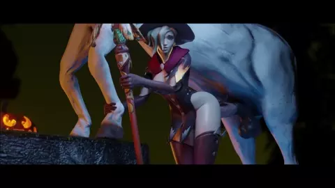 Witch Mercy x Horse [TheBartender]