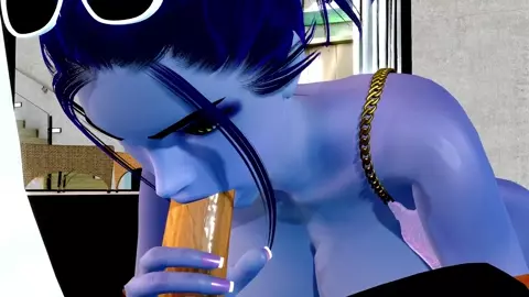 Poolside Fuck With Widowmaker