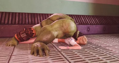 Cassie Cage Brutally Annihilates Hulk's Balls [4K] [Cosmic Brutality]