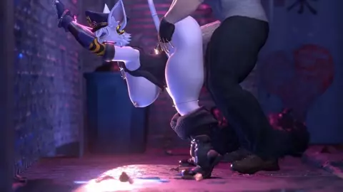 Officer Flint Alley Backshots [JojoMingles][4K]