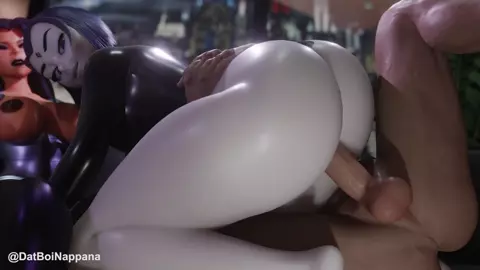 Raven hogging all the meat