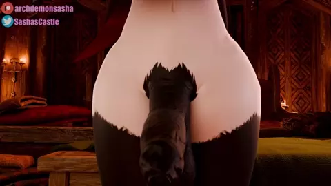 Futanari Panda Girl Fucks Your Face!