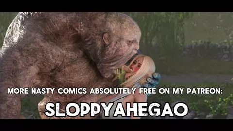 Part 3: Hinata and Tsunade Love the Huge Cock of the Nasty Monster