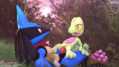 "exploration is half the fun when adventuring with a cute girl like treeko. [Gsec]