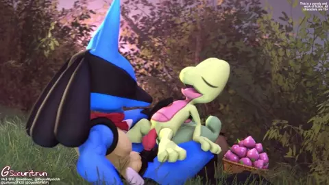 "exploration is half the fun when adventuring with a cute girl like treeko. [Gsec]