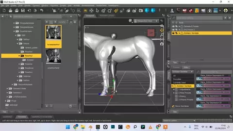 How to add Dictator to Daz Horse 2