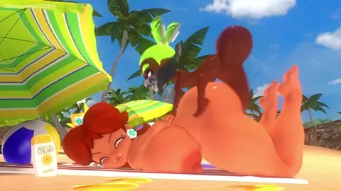 Daisy Fucked at the Beach by Inkling Boy