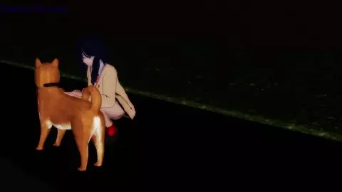 Rikka & the dog (2)