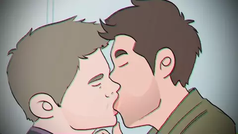 Peter Parker and Hawkeye Makeout