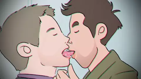 Peter Parker and Hawkeye Makeout