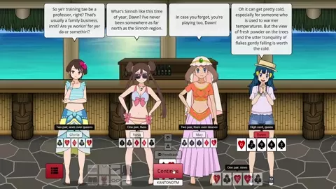 Strip Poker Night at the inventory: Summer event- Poke girls