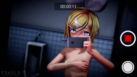 Rin Masturbating In The Bathroom